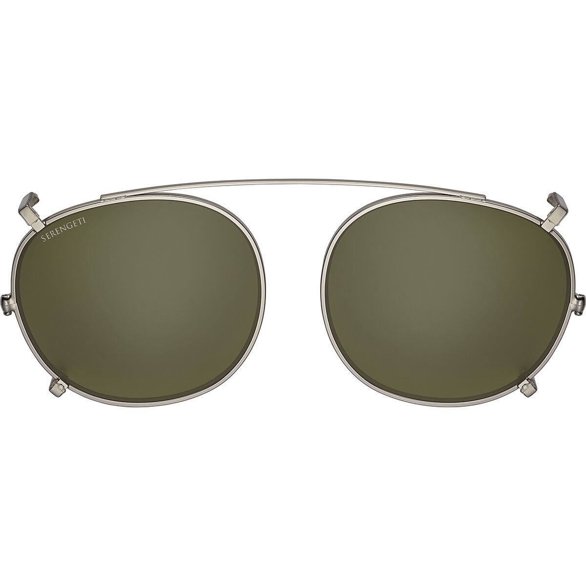 CLIP ON LAERRY, Shiny White Gold-Mineral Polarized 555nm Cat 3 to 3, hi-res image number null